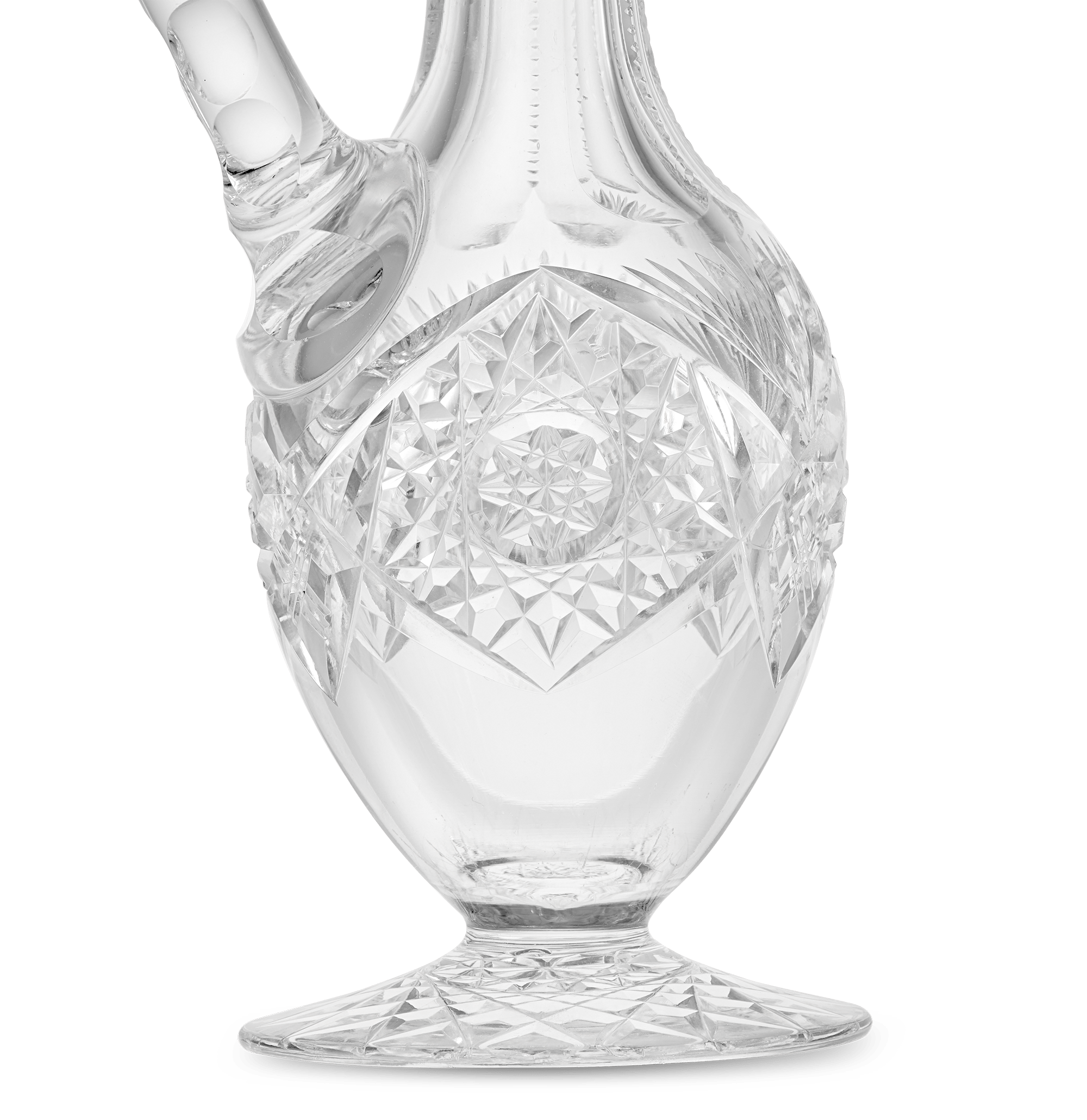 Cut Glass Cruet Bottle