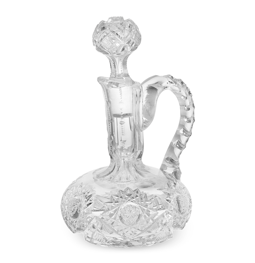 Cut Glass Cruet Bottle in the Somerset Pattern
