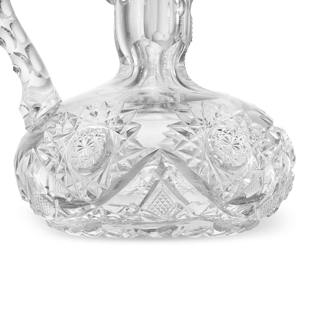 Cut Glass Cruet Bottle in the Somerset Pattern