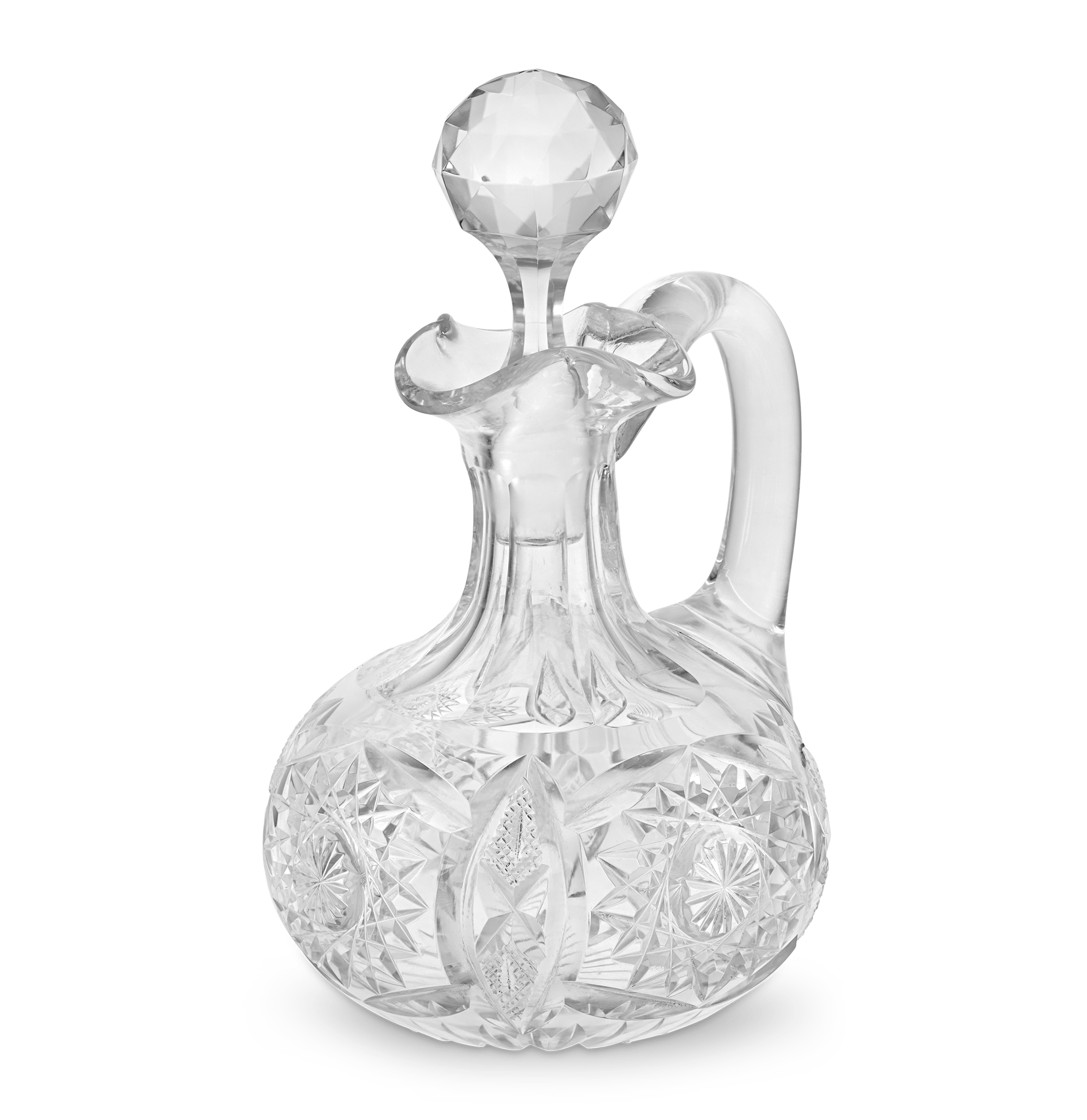 Cut Glass Cruet Bottle