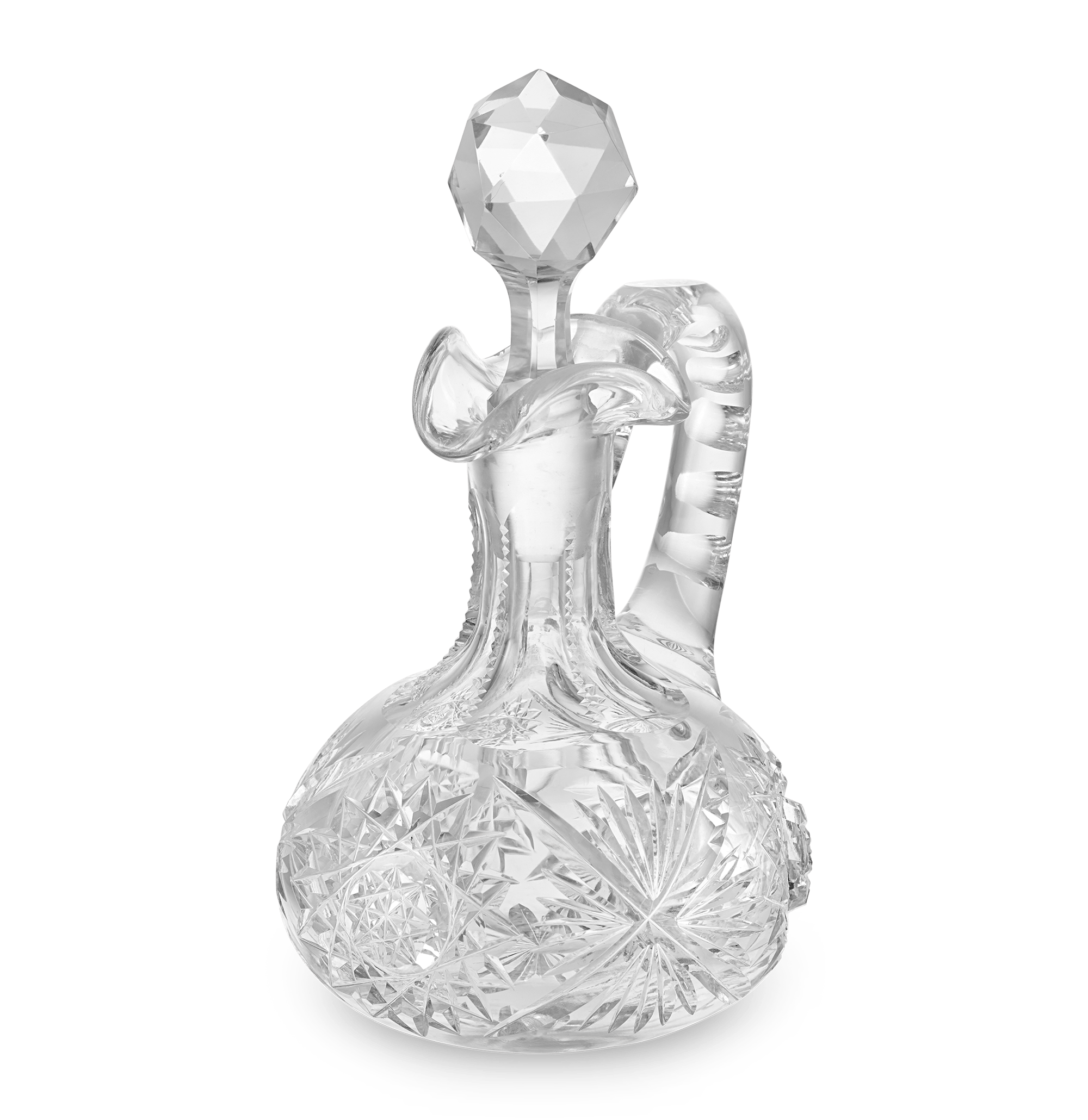 Cut Glass Cruet Bottle