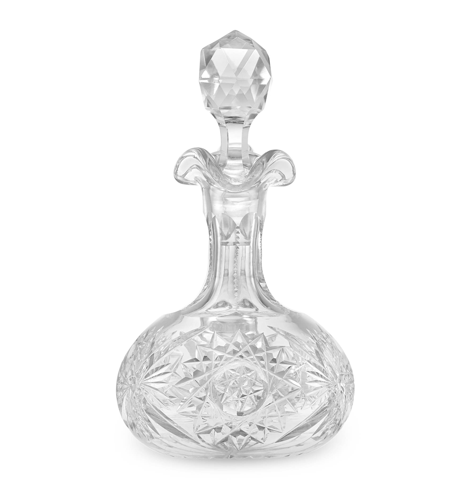 Cut Glass Cruet Bottle