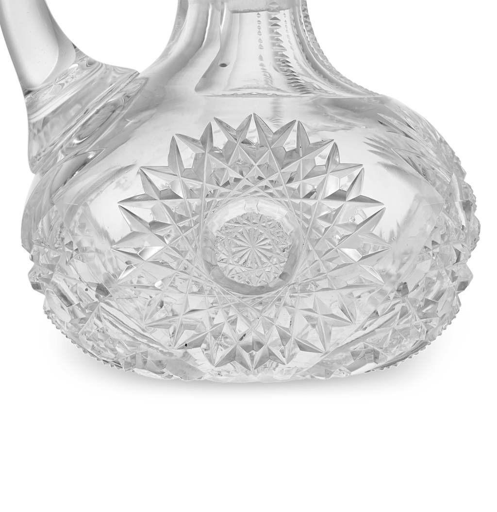 Cut Glass Cruet with Stopper
