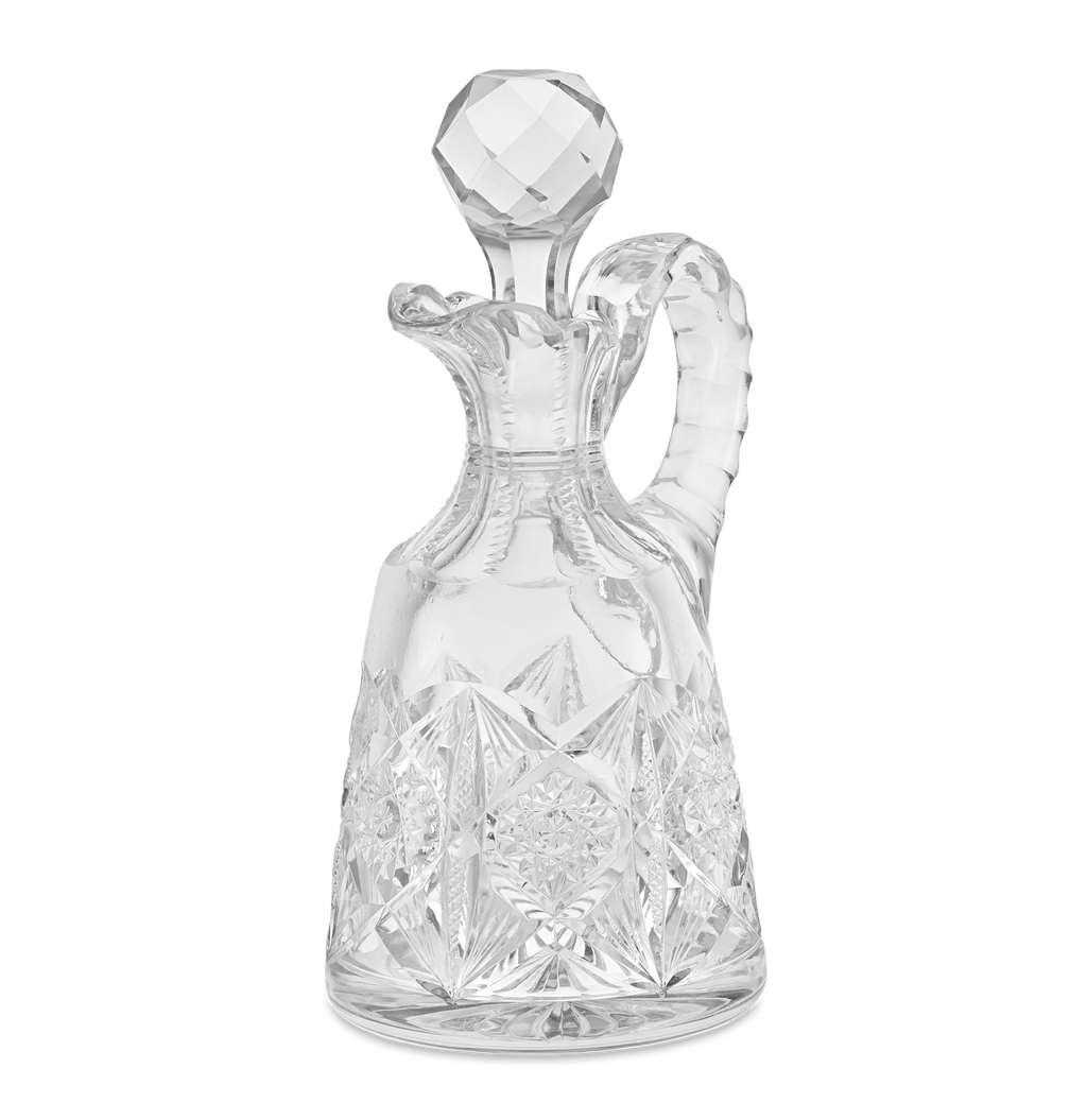American Brilliant Cut Glass Cruet Bottle