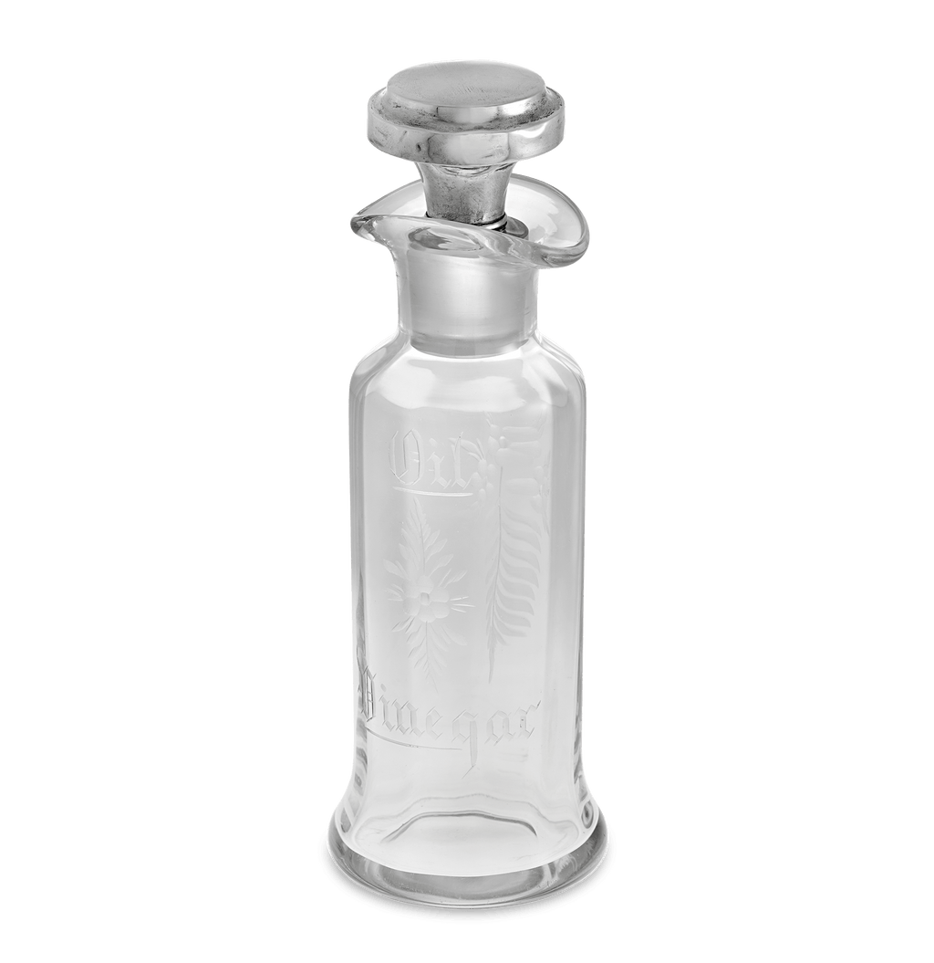 Glass Oil and Vinegar Bottle by T. G. Hawkes & Company