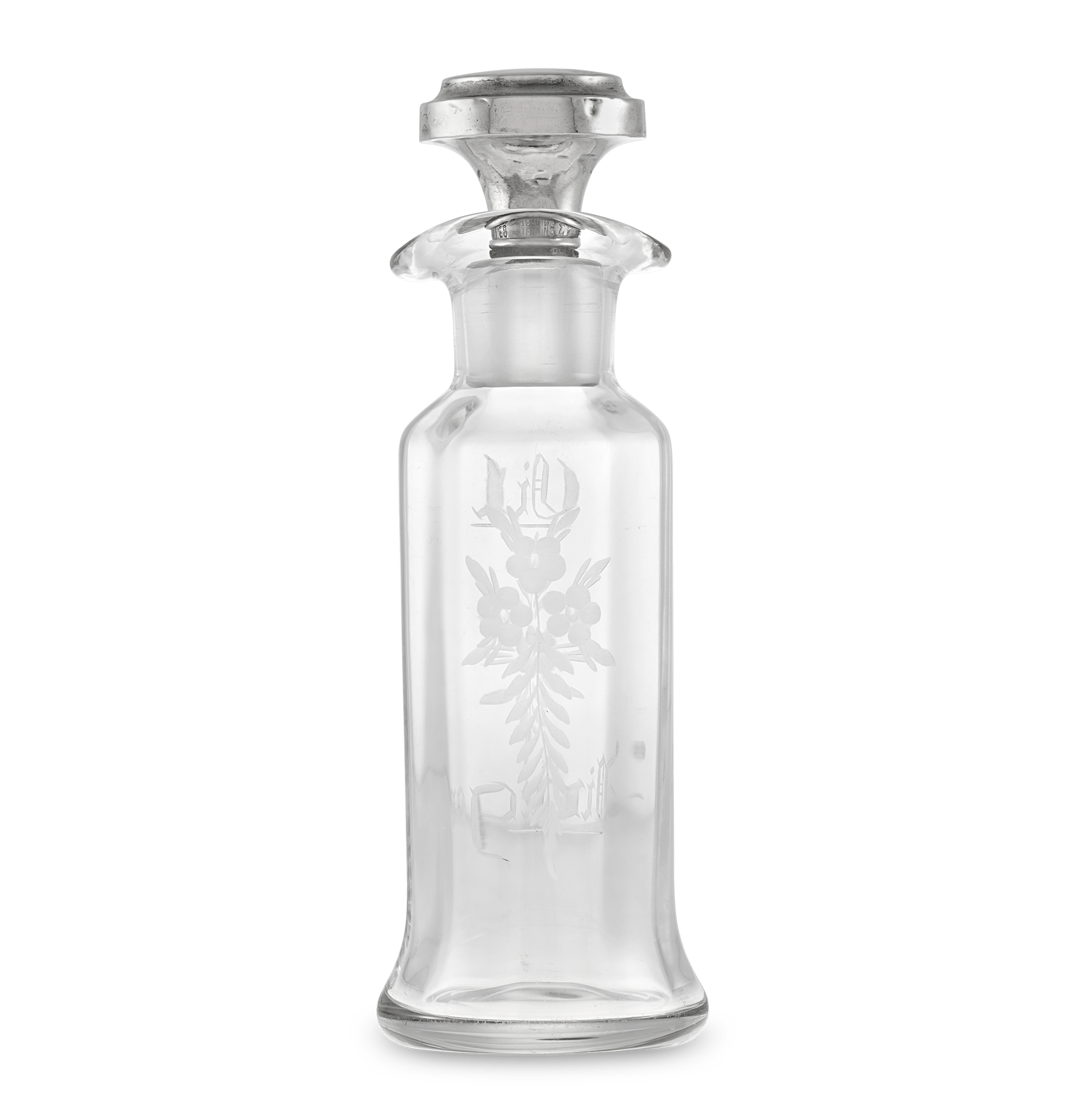Glass Oil and Vinegar Bottle by T. G. Hawkes & Company