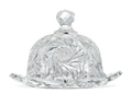 American Brilliant Period Cut Glass Butter Dish