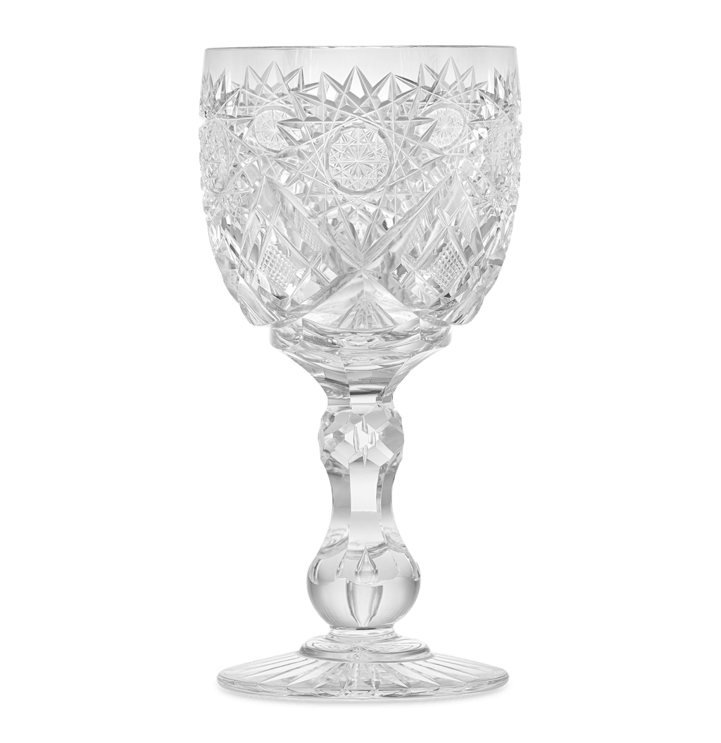 Cut Glass Goblet in the Middlesex Pattern