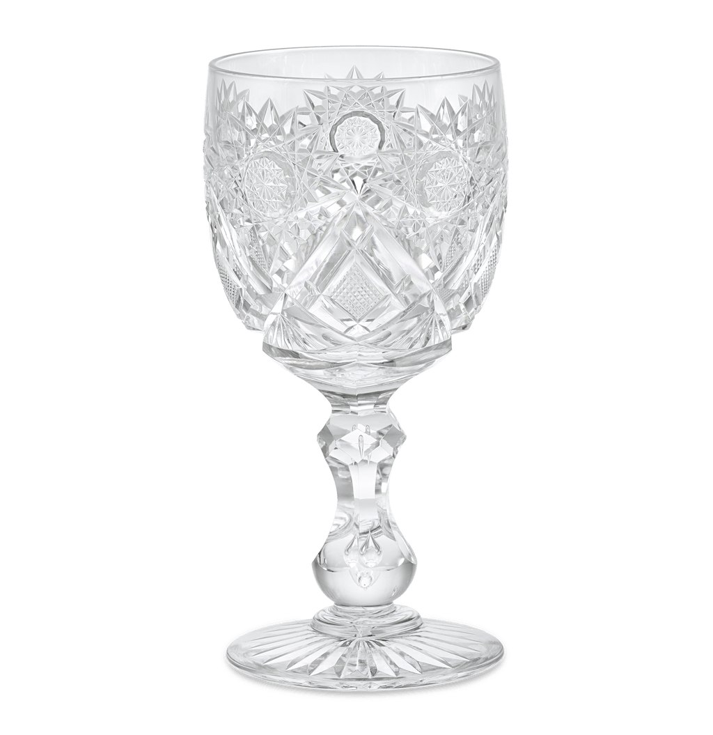 Cut Glass Goblet in the Middlesex Pattern