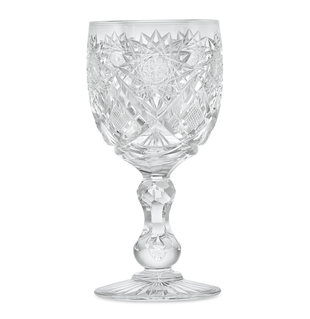 Cut Glass Goblet in the Middlesex Pattern