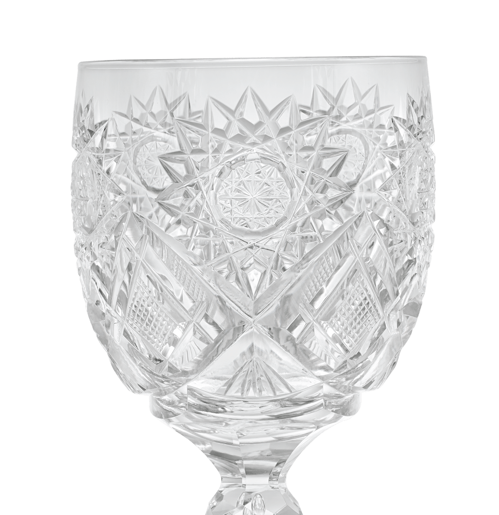 Cut Glass Goblet in the Middlesex Pattern