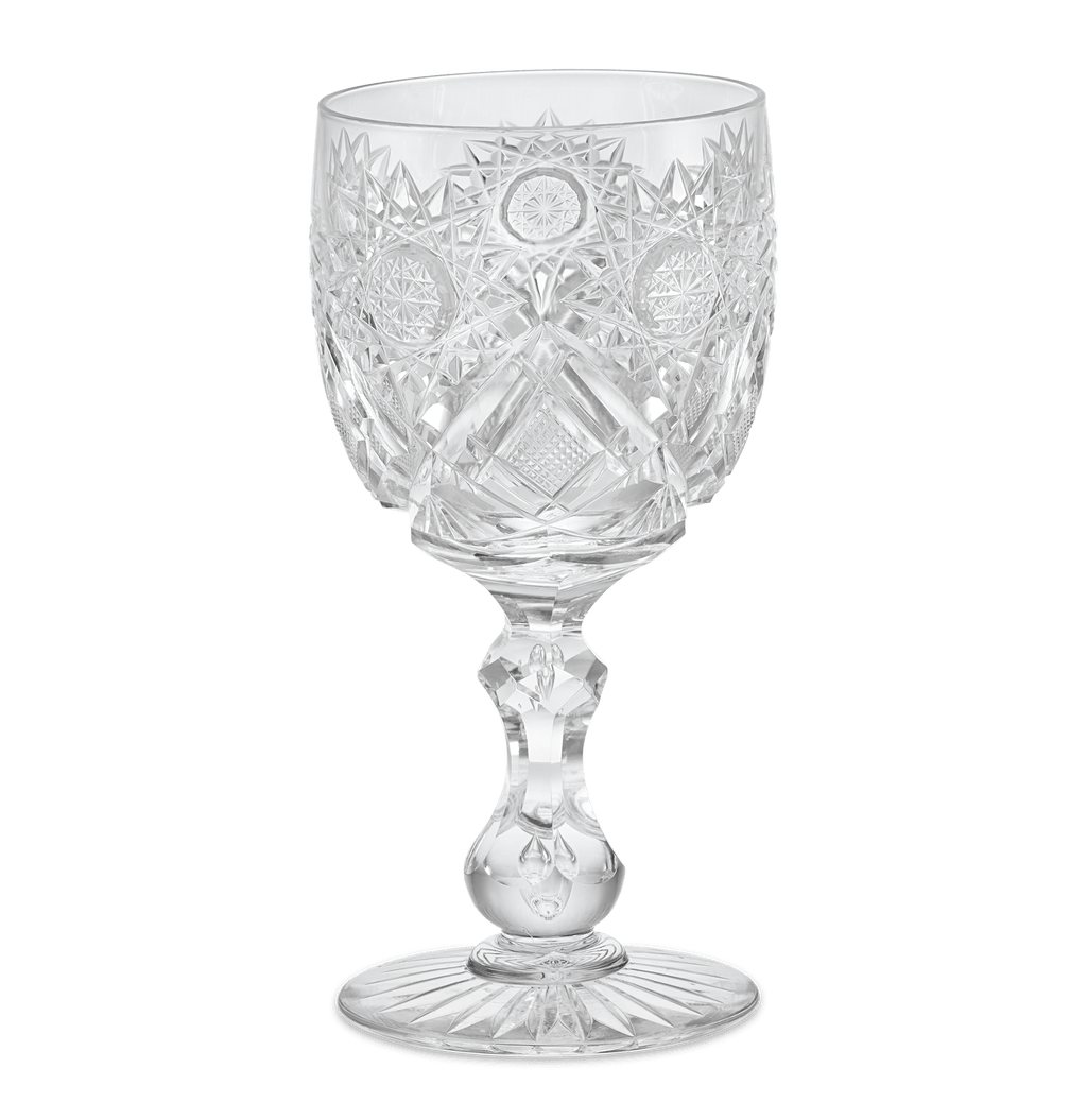 Cut Glass Goblet in the Middlesex Pattern