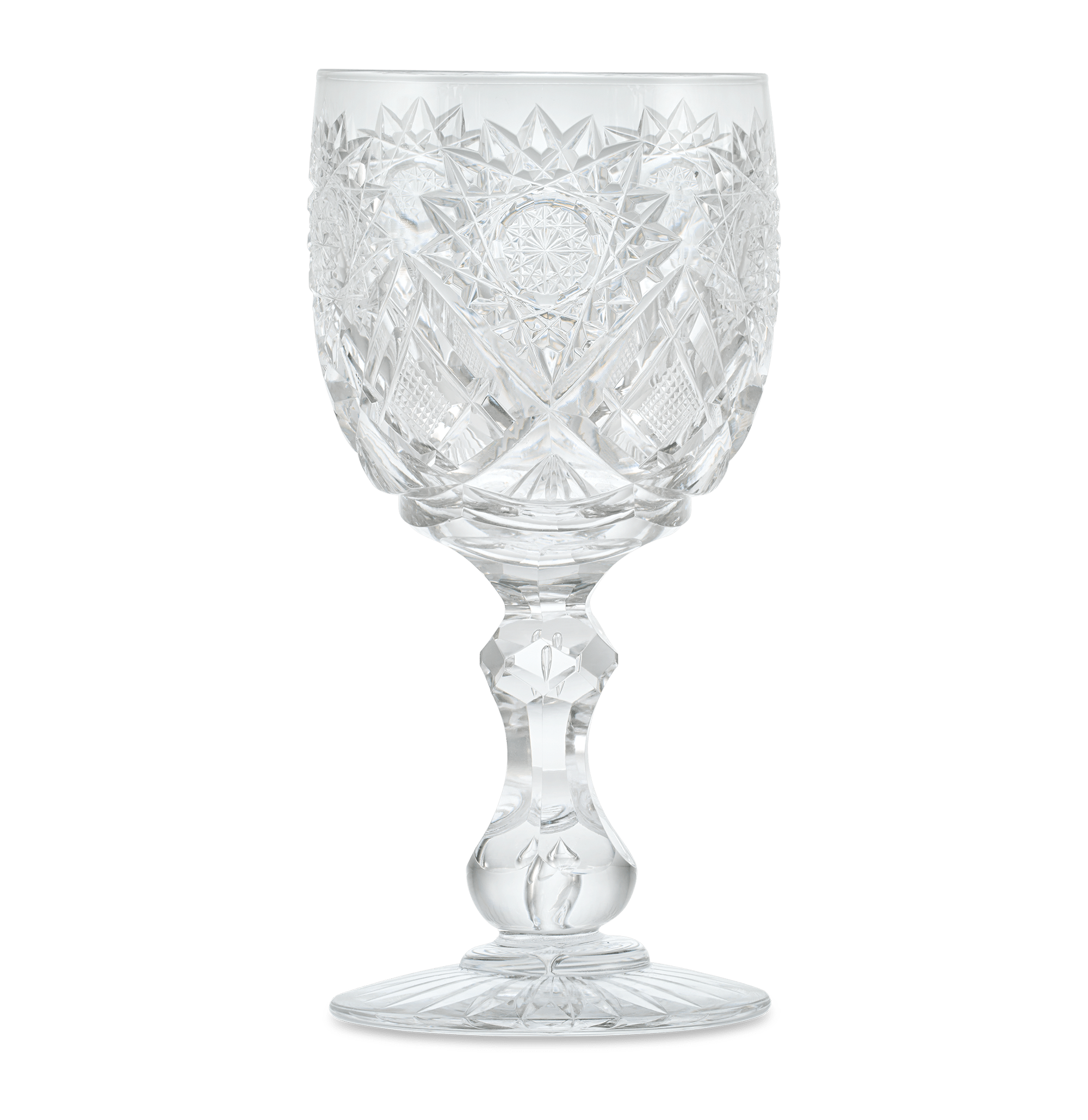 Cut Glass Goblet in the Middlesex Pattern