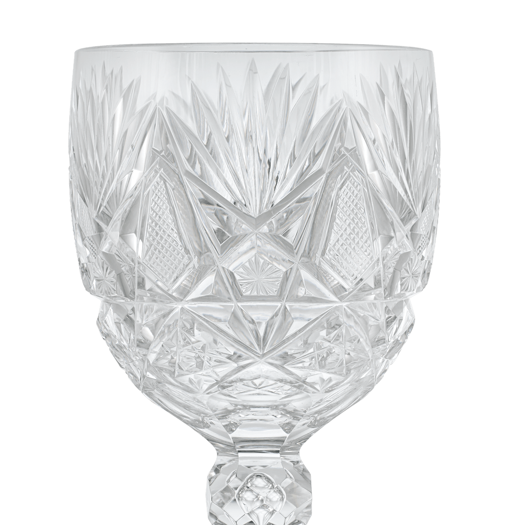 American Brilliant Cut Glass Goblet