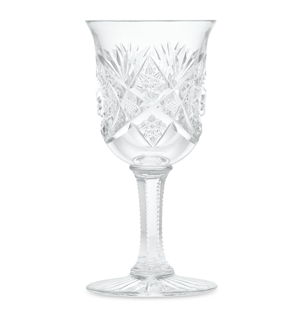 Pair of American Cut Glass Cups