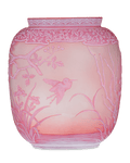 Thomas Webb & Sons Two-Color Cameo Vase