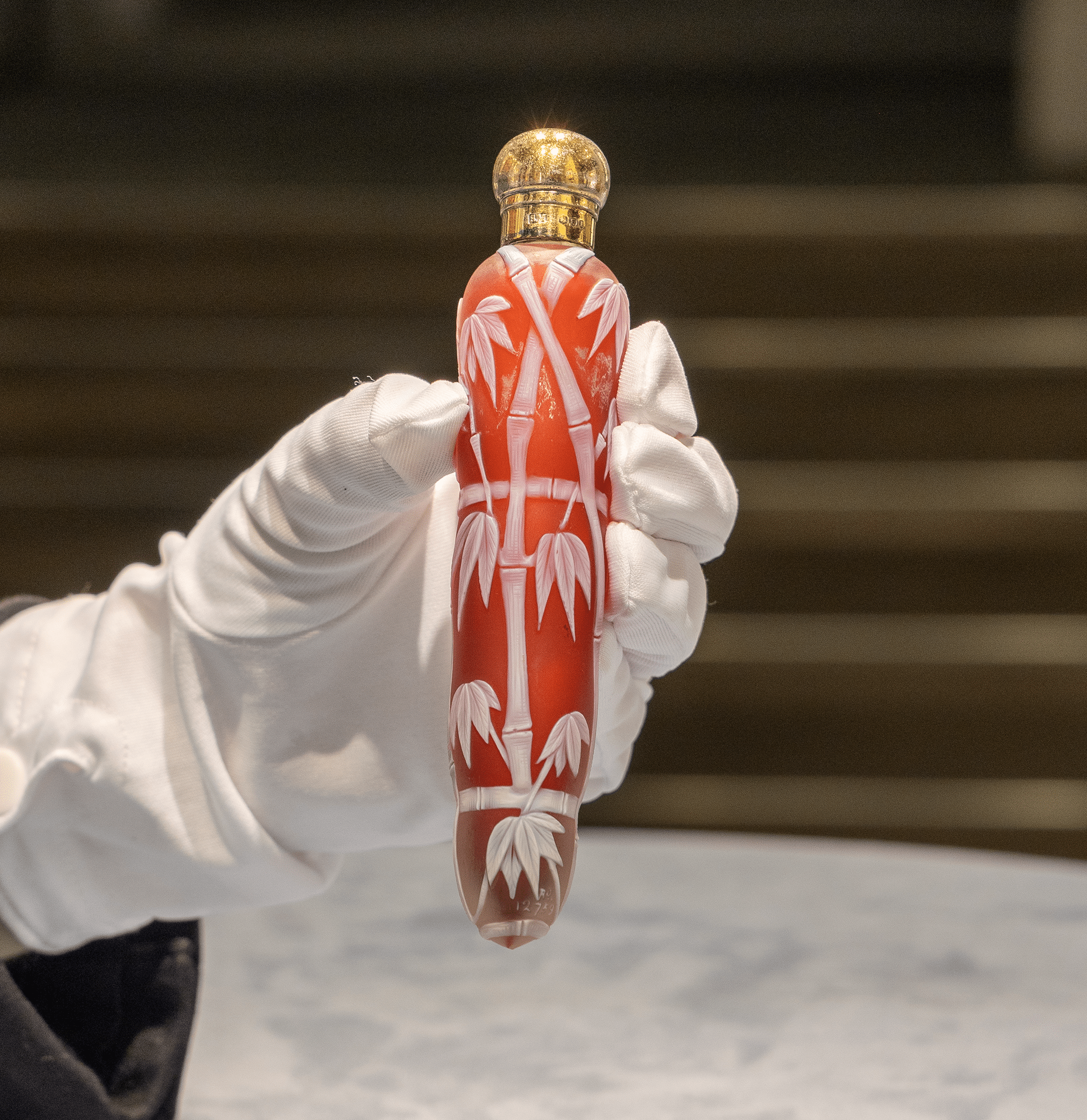 Thomas Webb & Sons Cameo Scent Bottle