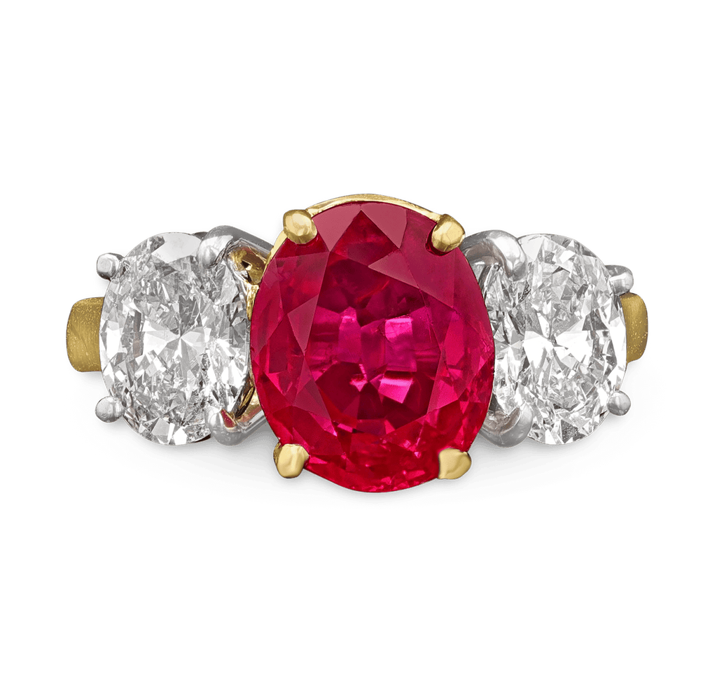 Burma Ruby Ring, 4.03 carats