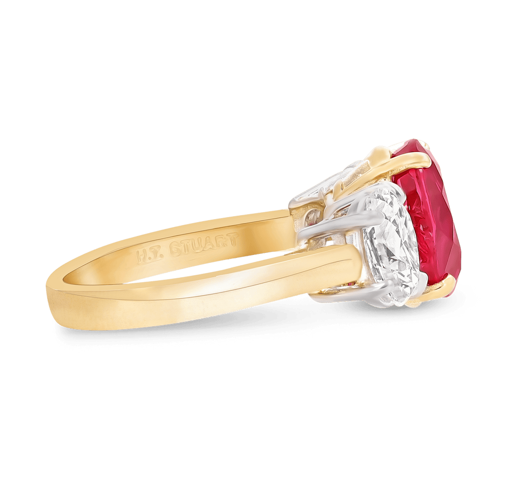 Burma Ruby Ring, 4.03 carats