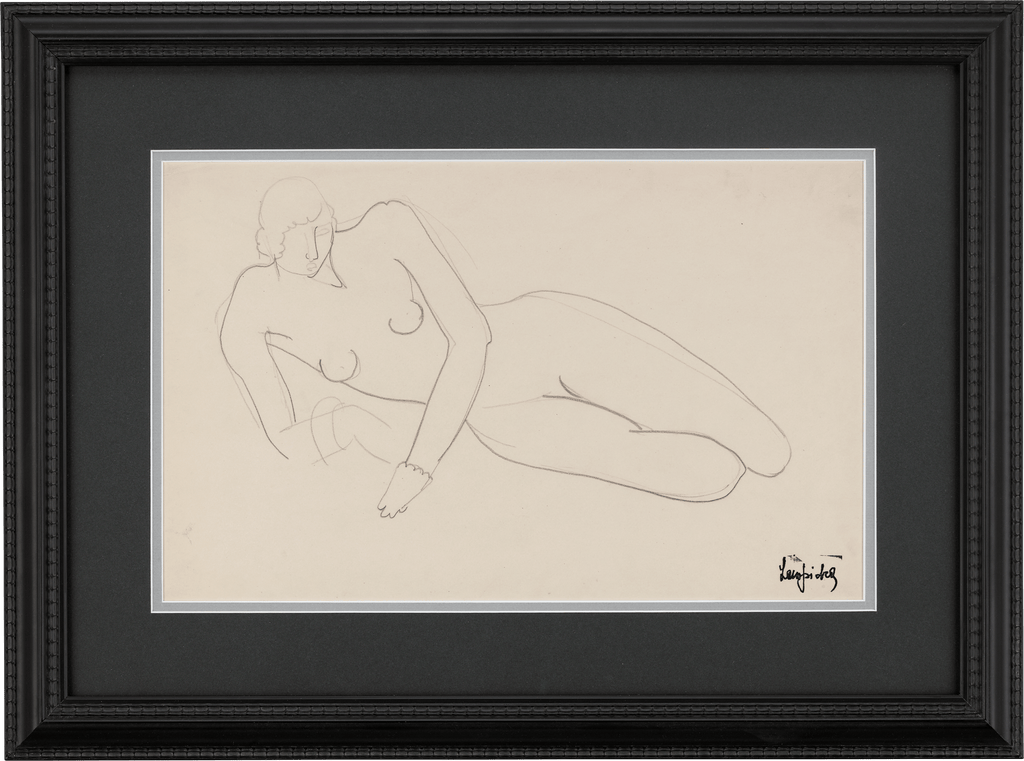 Nu allongé avec bracelet by Tamara de Lempicka