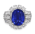 Ceylon Sapphire Ring, 8.11 carats
