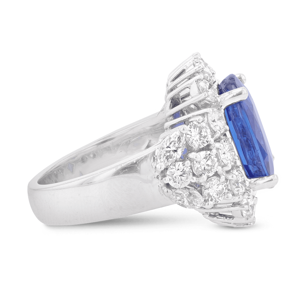 Ceylon Sapphire Ring, 8.11 carats