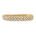 Diamond Bombe Bracelet, 14.25 Carats