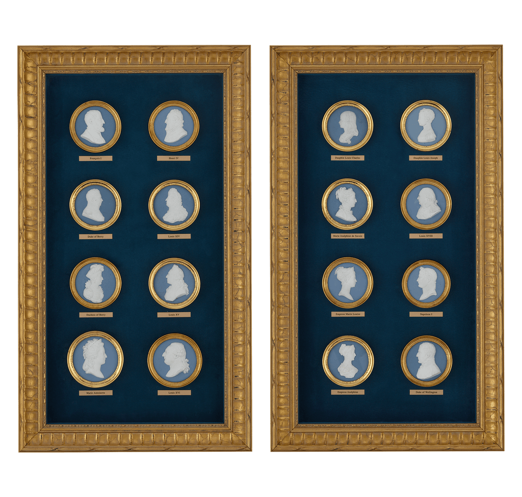 Sèvres Rulers of France Portrait Medallions