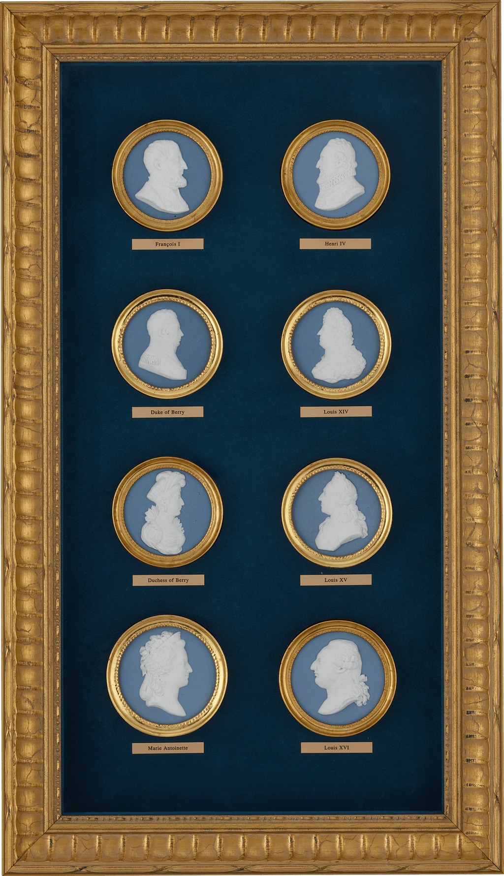 Sèvres Rulers of France Portrait Medallions