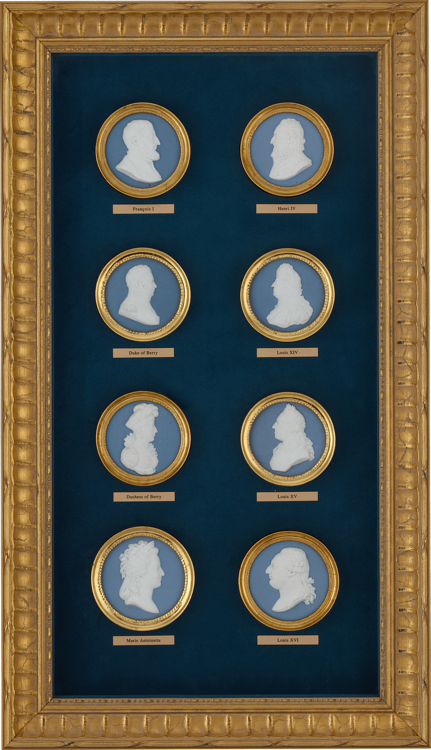 Sèvres Rulers of France Portrait Medallions
