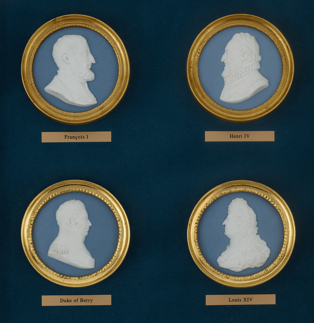 Sèvres Rulers of France Portrait Medallions