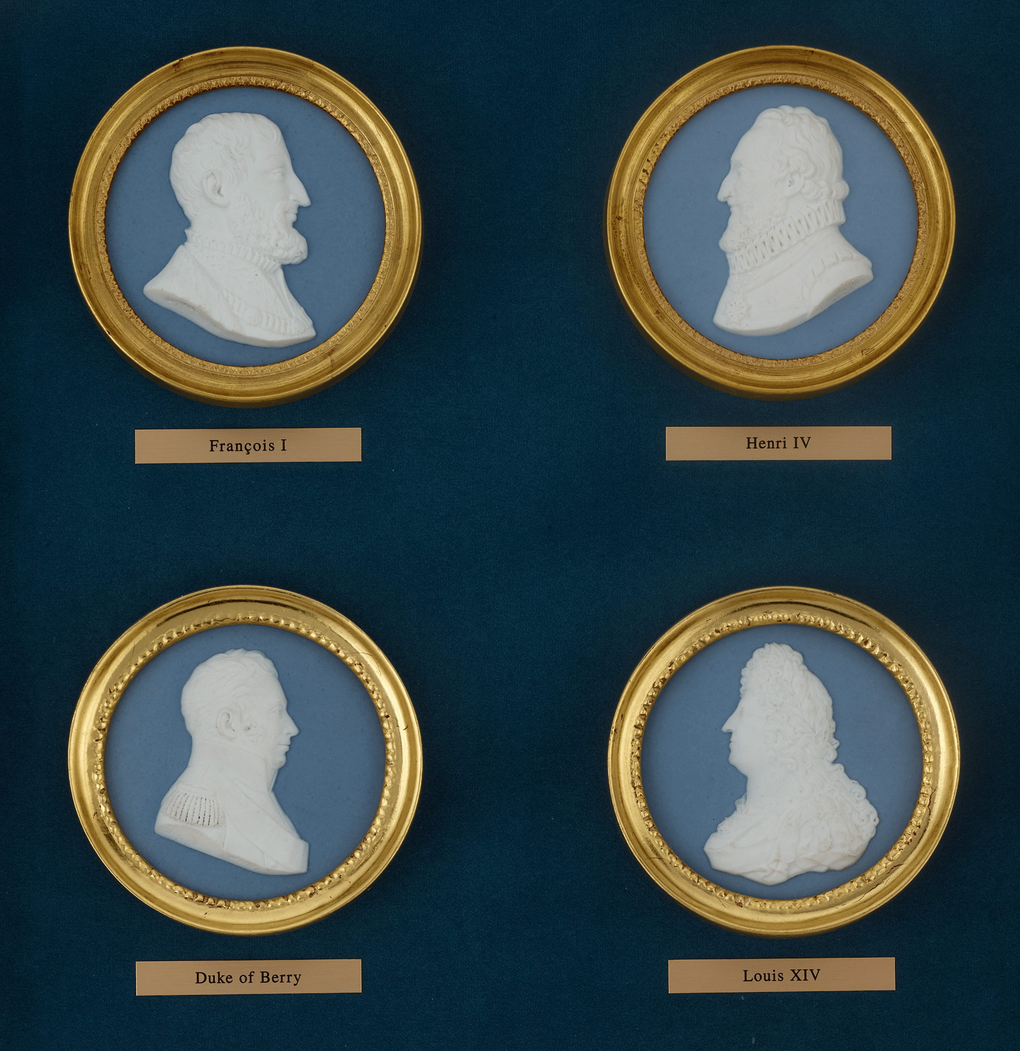 Sèvres Rulers of France Portrait Medallions