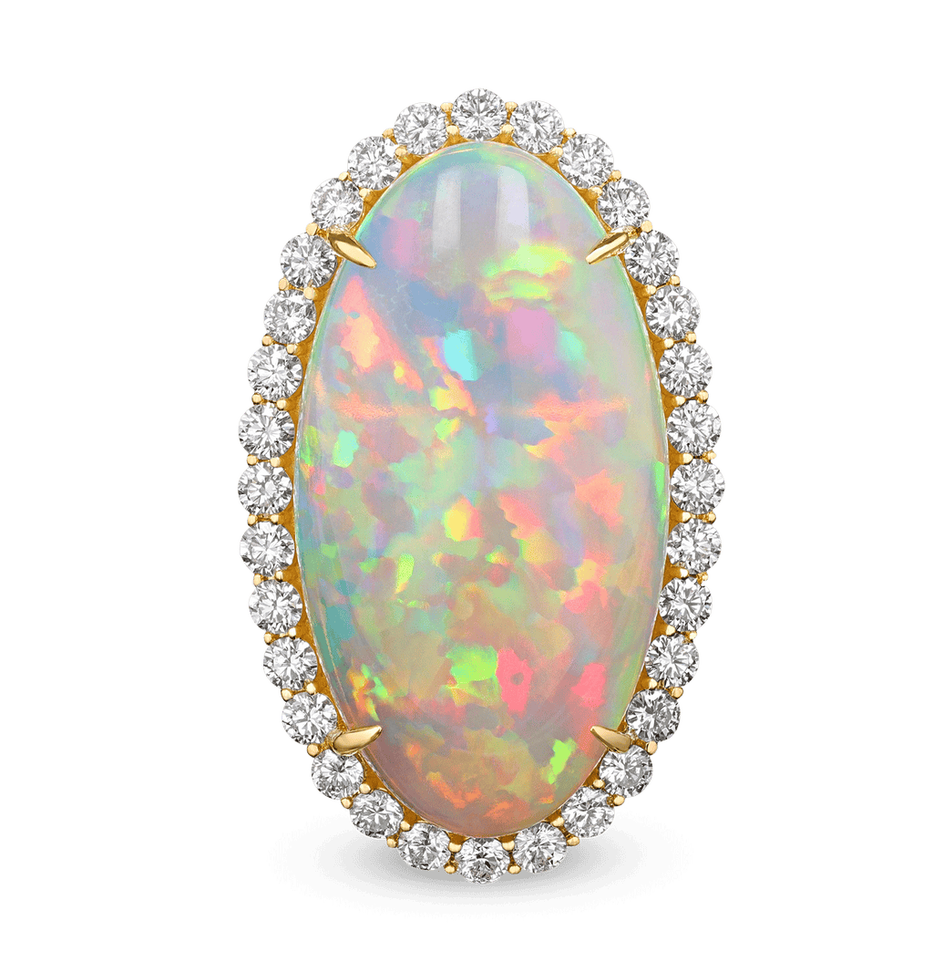 Ethiopian Opal Ring, 18.95 carats