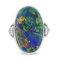 Marcus & Co. Black Opal Ring, 10 carats