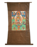 Tibetan Thangka of Vaishravana, 19th-century