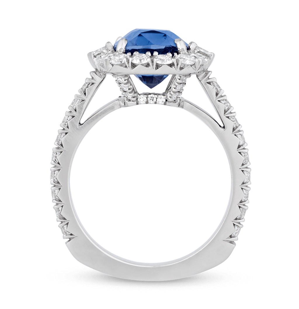 Unheated Sapphire Ring, 4.61 Carats