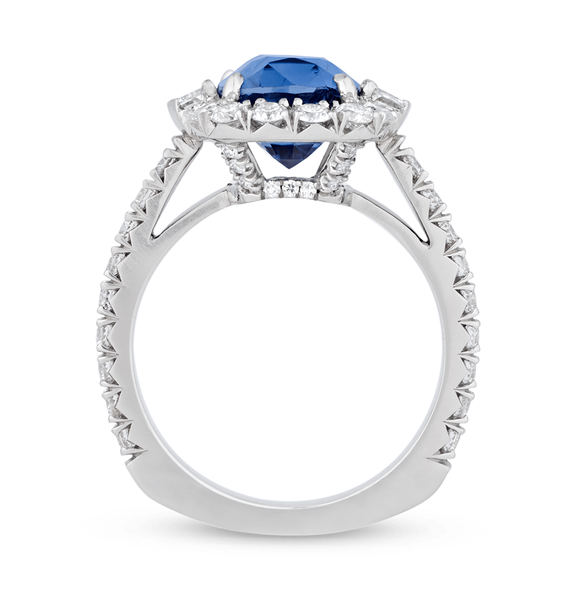 Unheated Sapphire Ring, 4.61 Carats