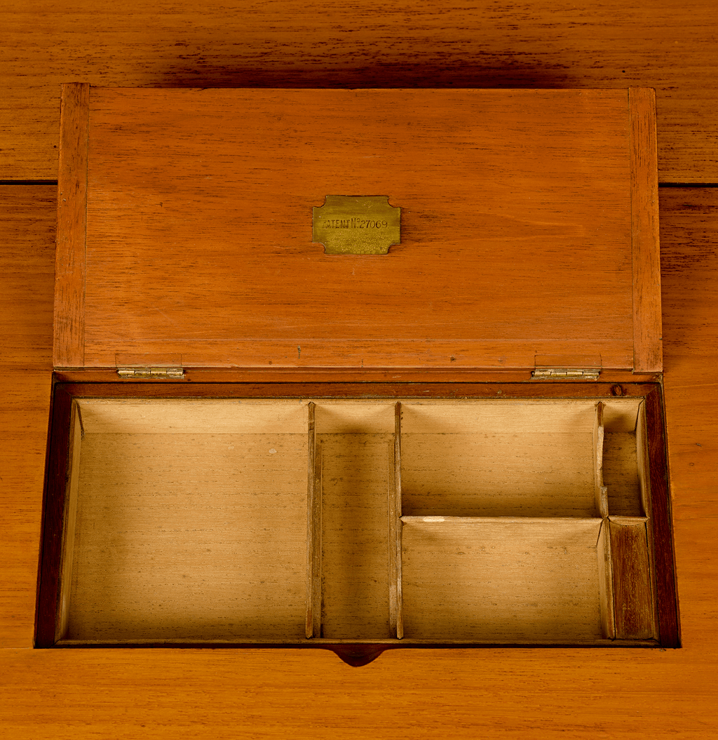 19th-Century Folding Picnic and Cards Table