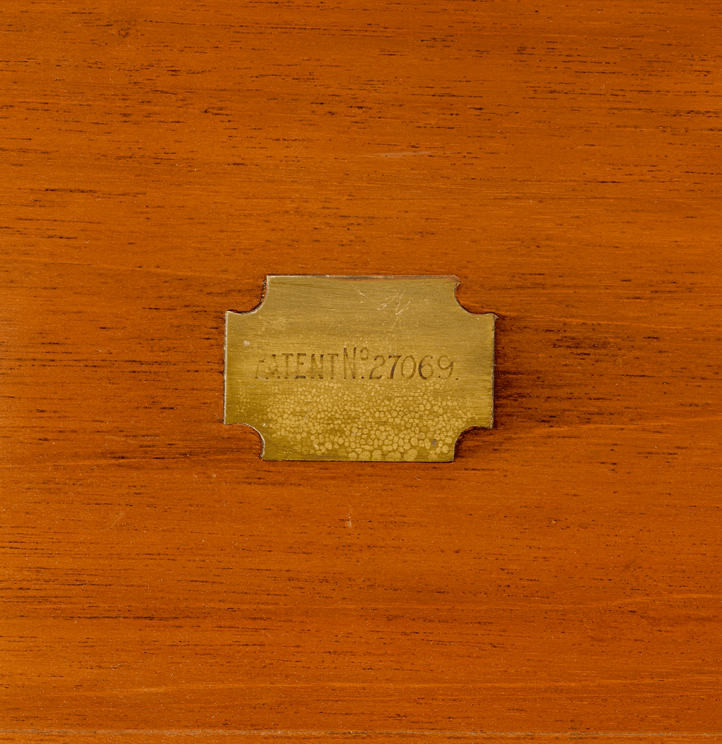 19th-Century Folding Picnic and Cards Table