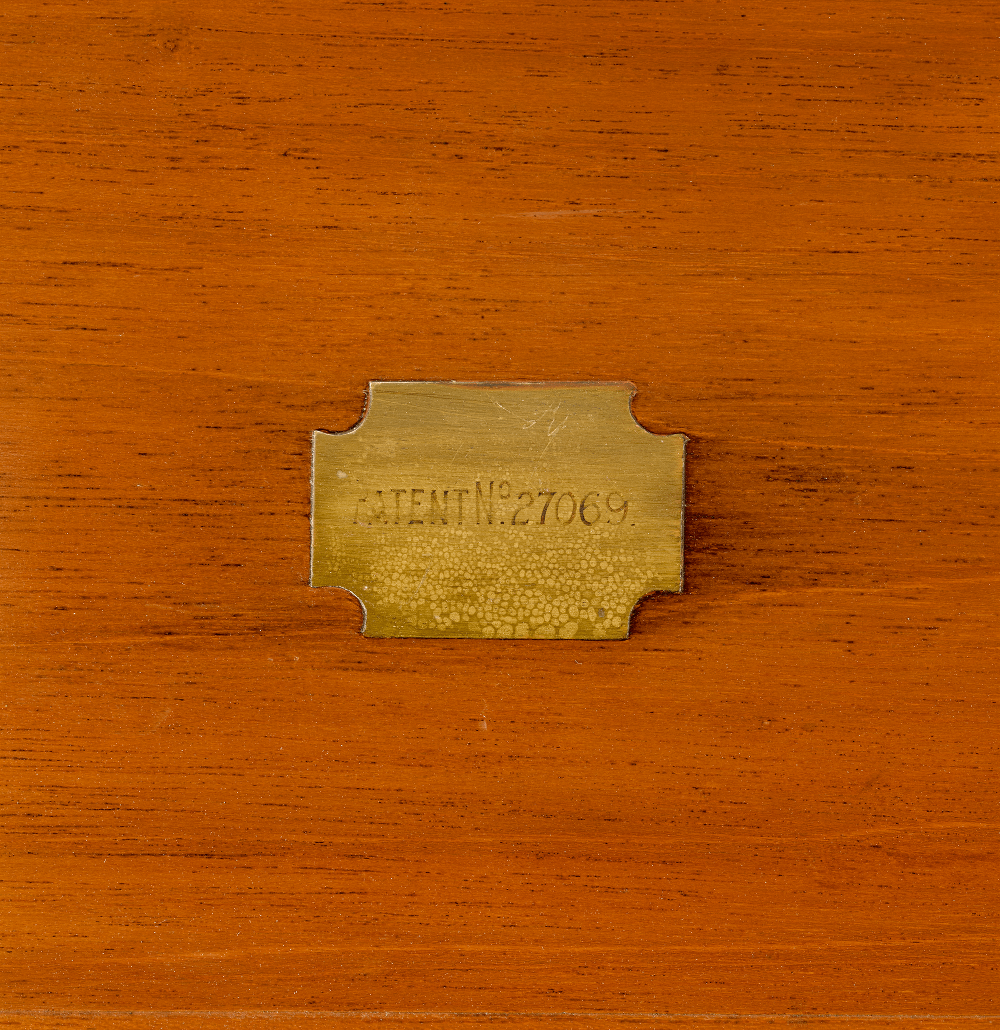 19th-Century Folding Picnic and Cards Table