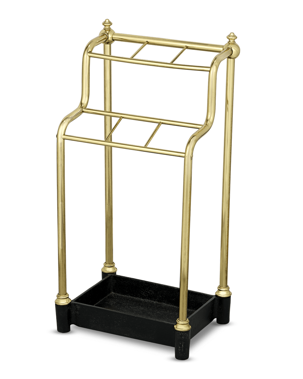 Two Level Brass Cane Stand