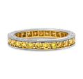 Raymond Yard Yellow Diamond Eternity Ring, 1.18 Carats