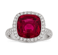 Rubellite Ring, 4.12 carats