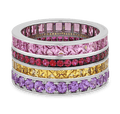 Multicolor Sapphire and Ruby Ring