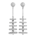 Diamond Chandelier Earrings, 6.35 carats
