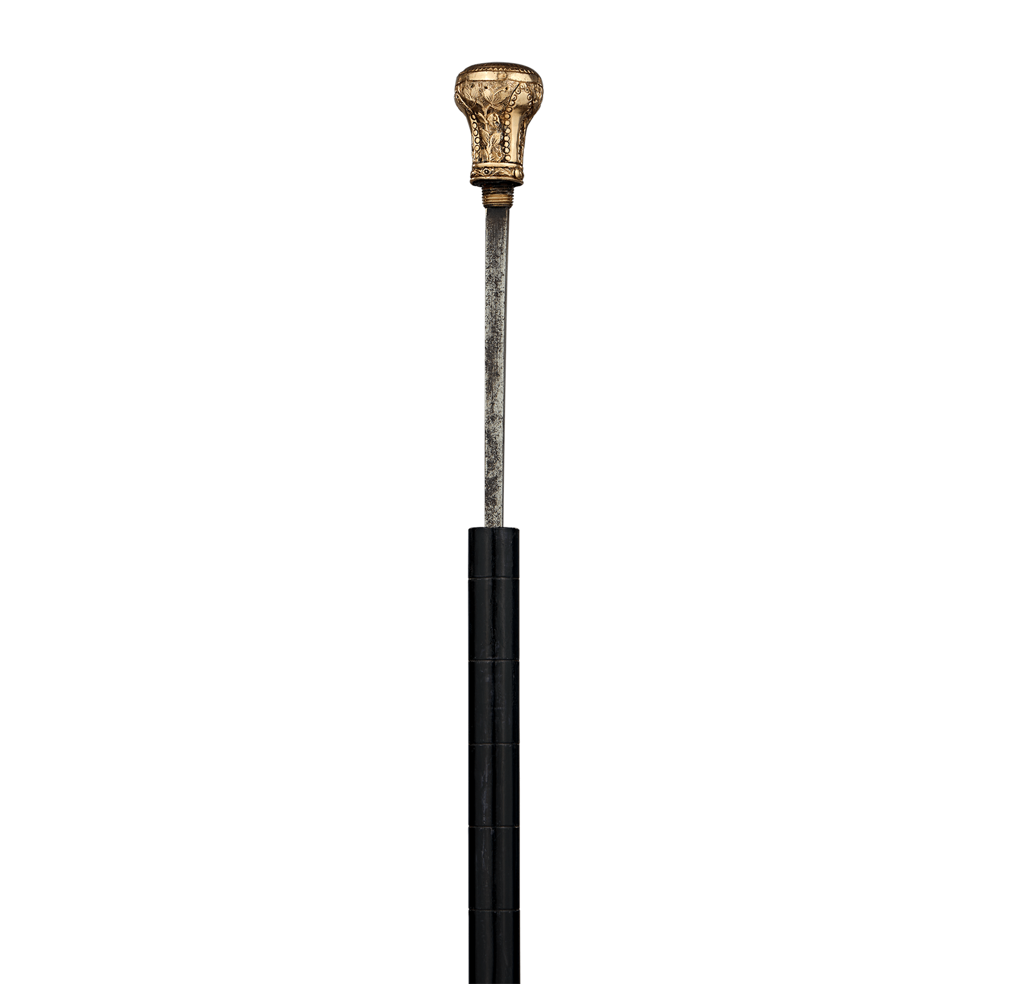 Gold-Handled Sword Cane