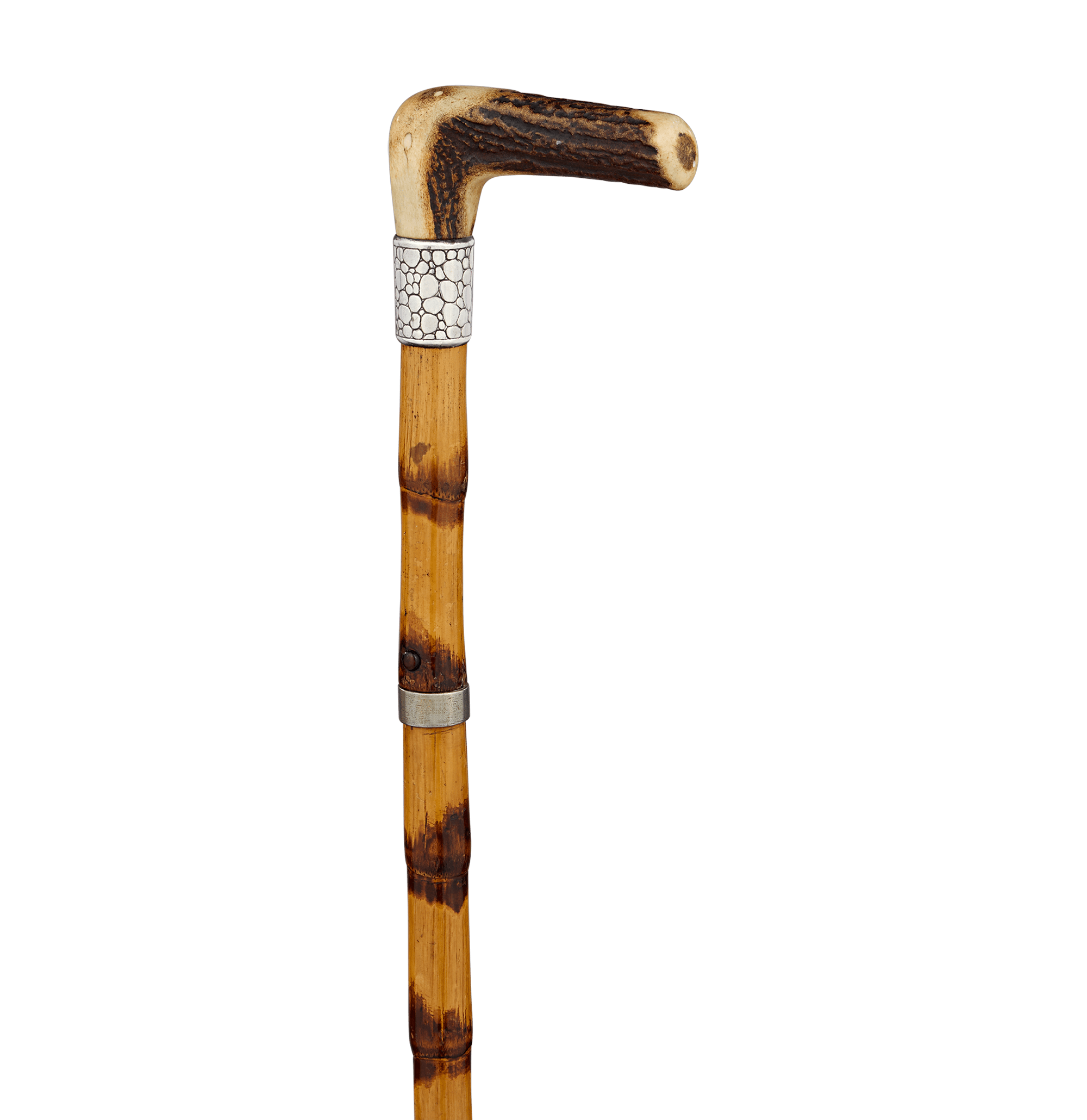 Bamboo and Silver Sword Cane