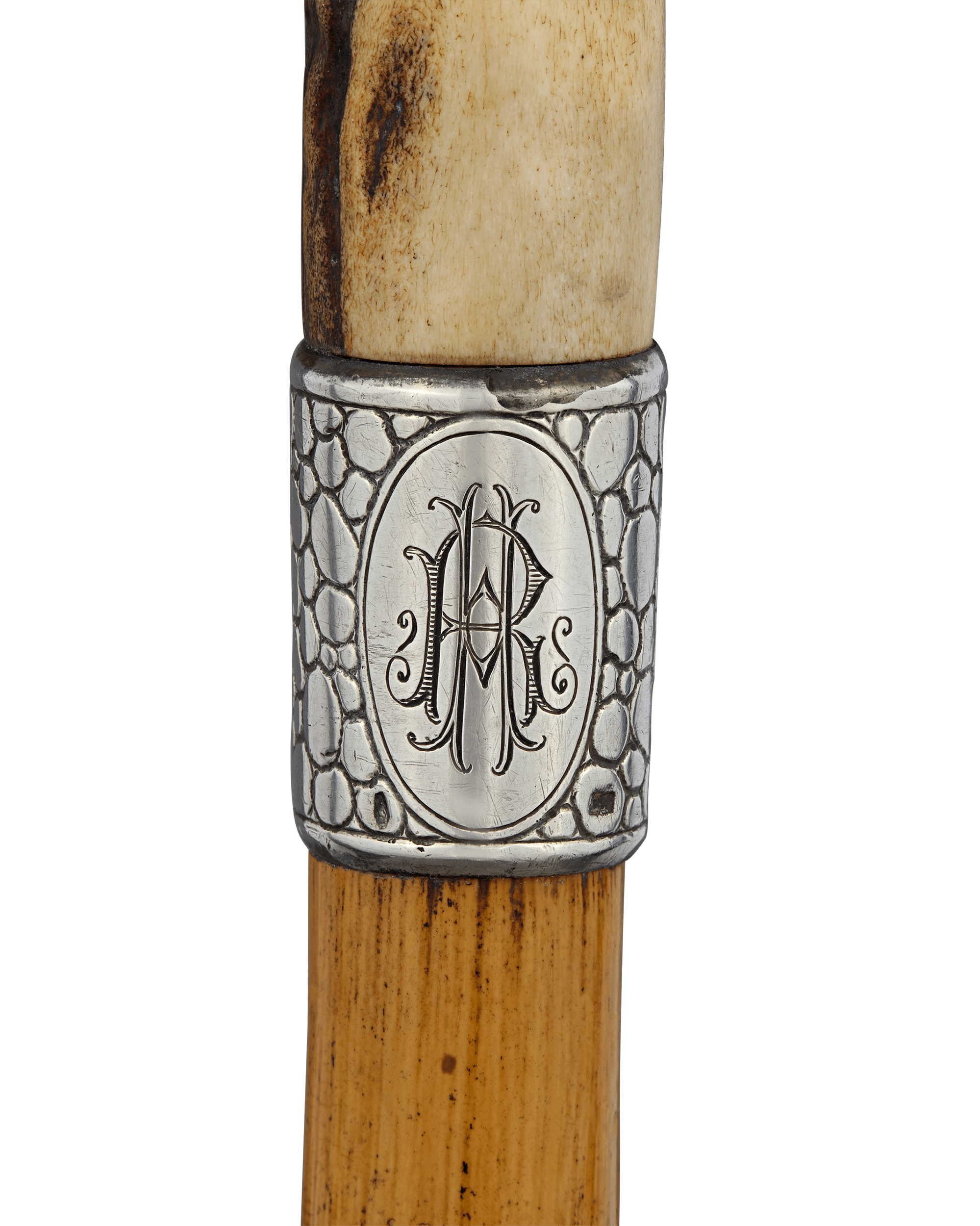 Bamboo and Silver Sword Cane