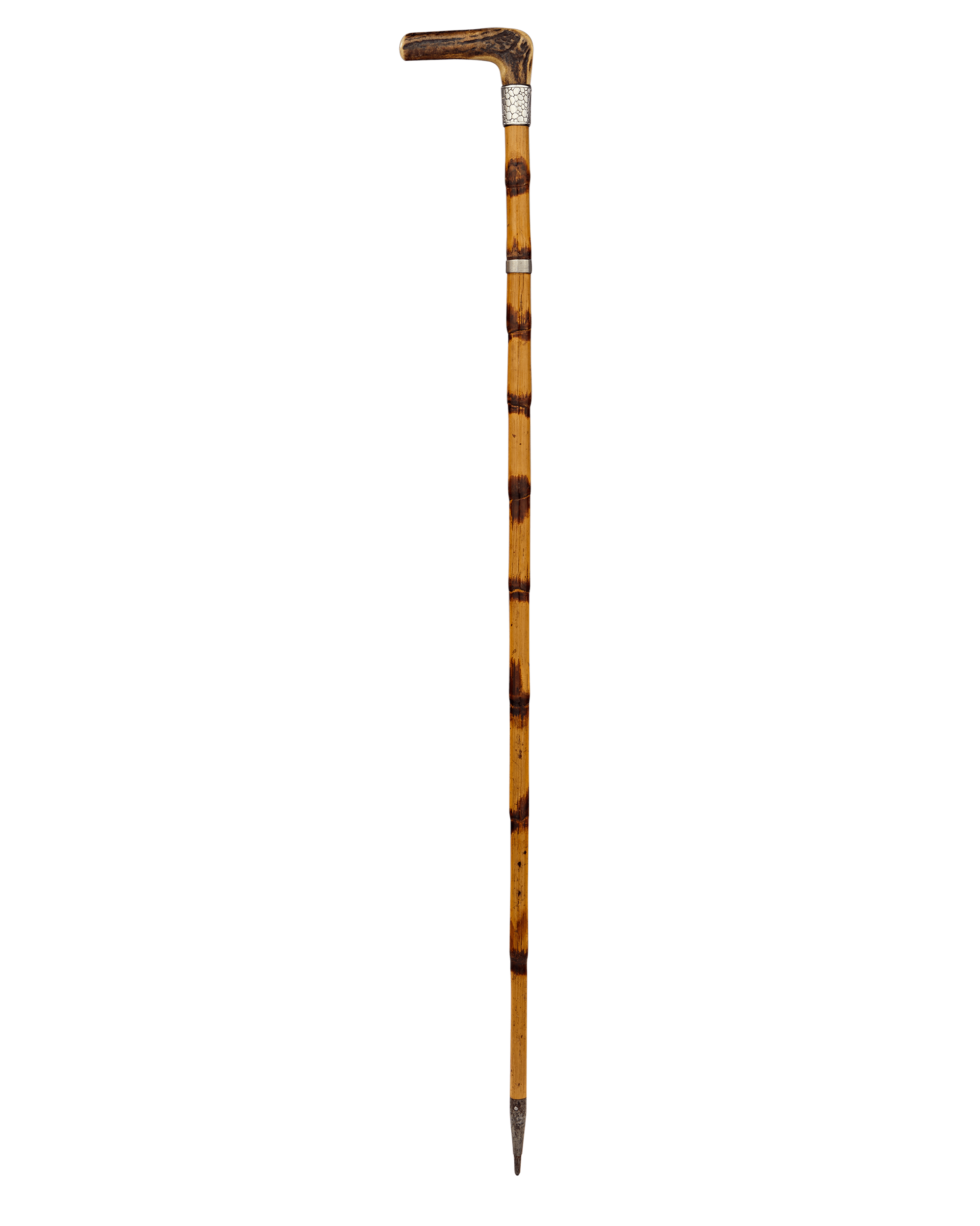 Bamboo and Silver Sword Cane