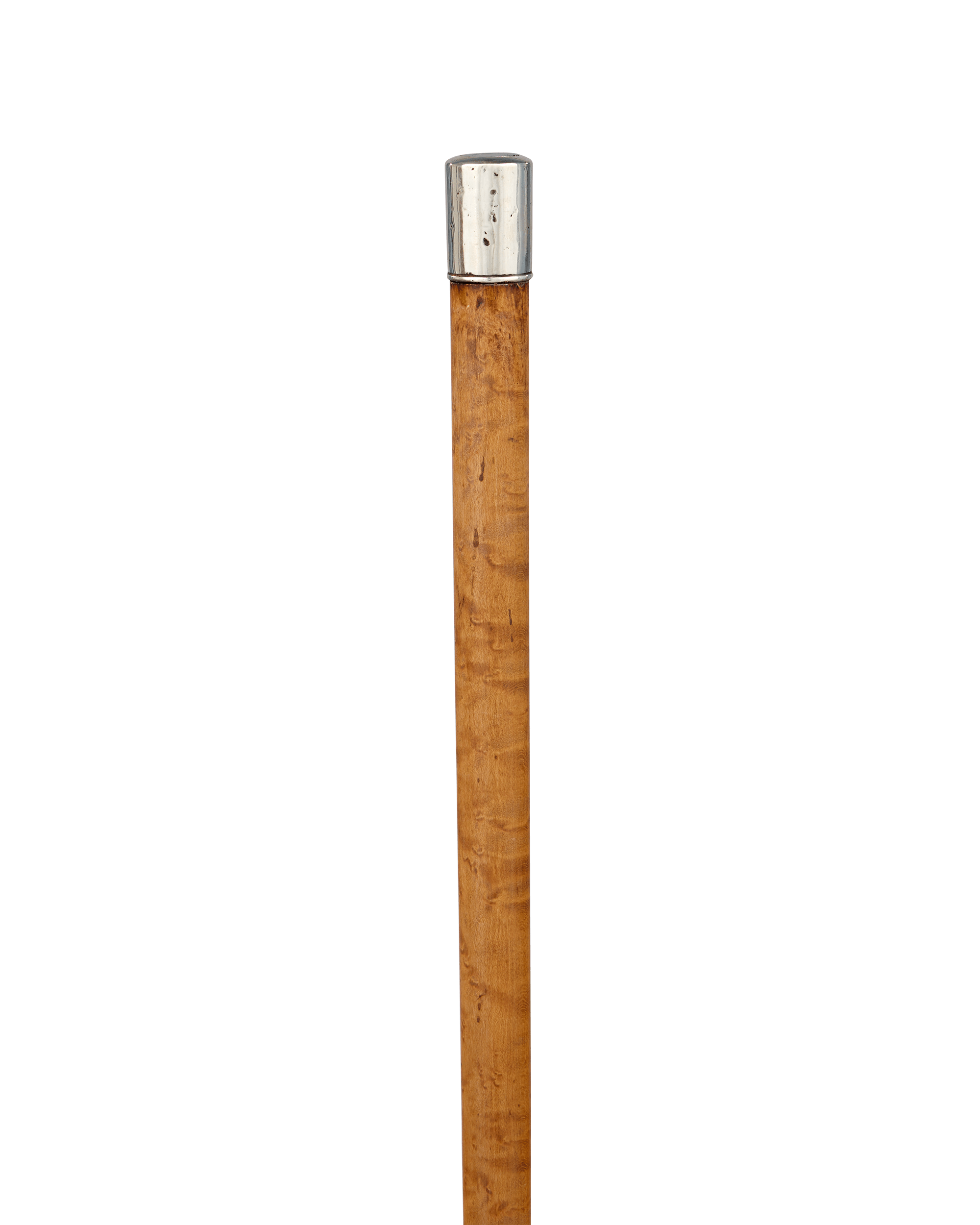19th-century Silver Dagger Cane